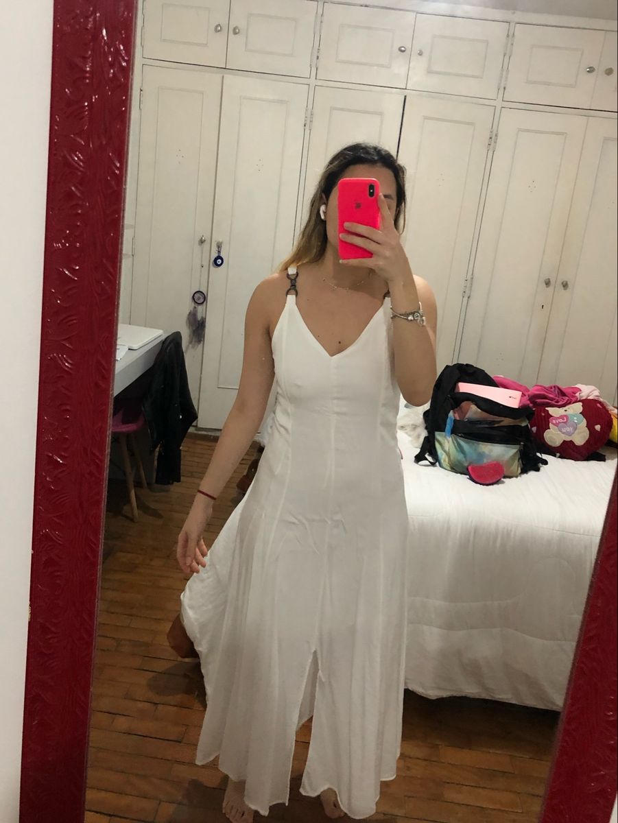 Vestido longo hot sale branco riachuelo