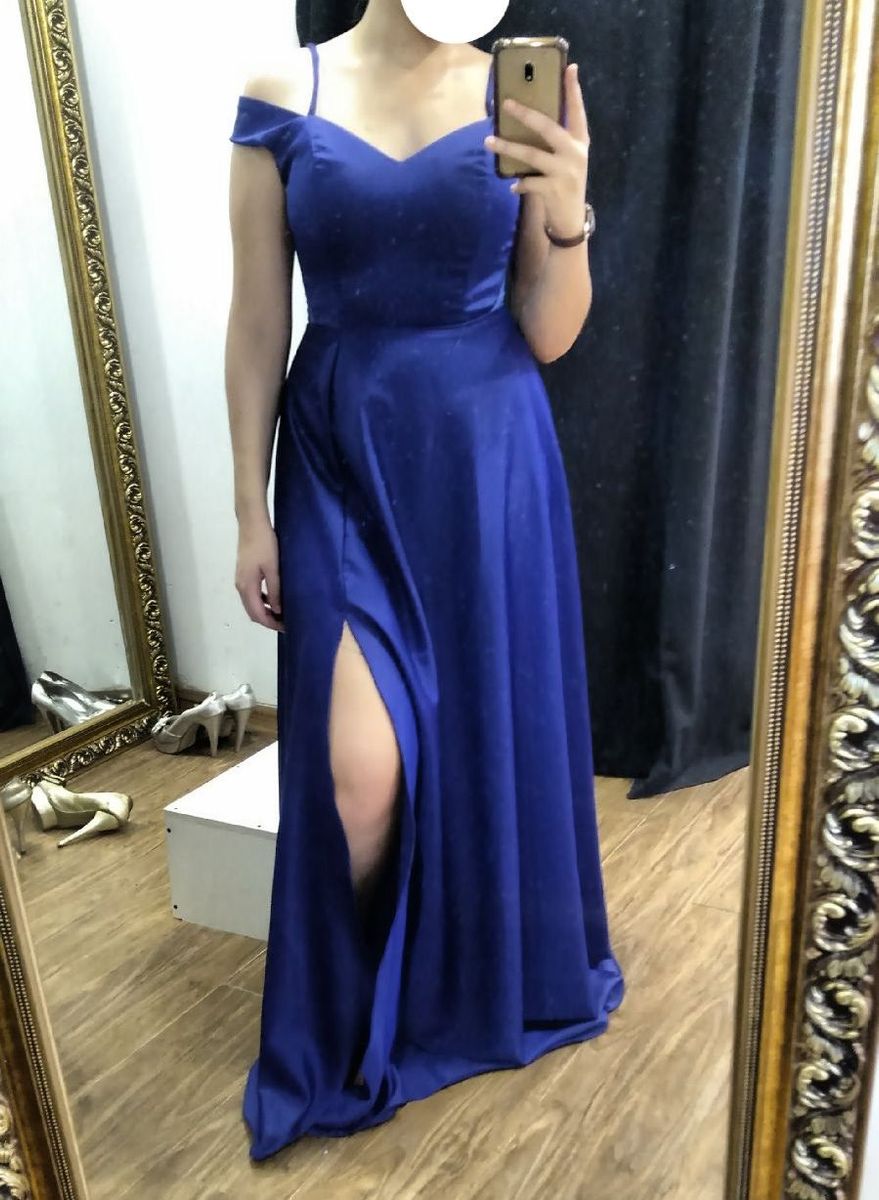 Vestido com clearance alça caida