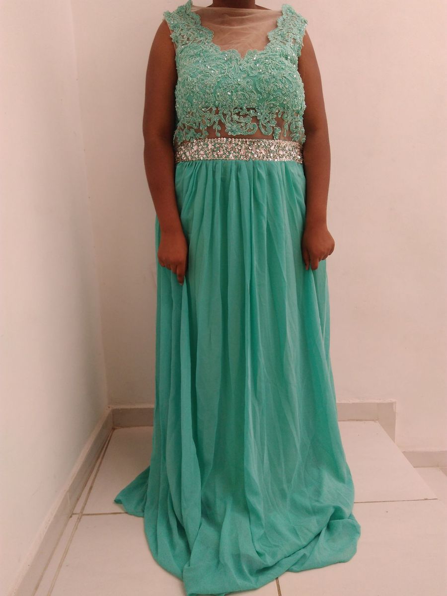 vestido de festa extra grande