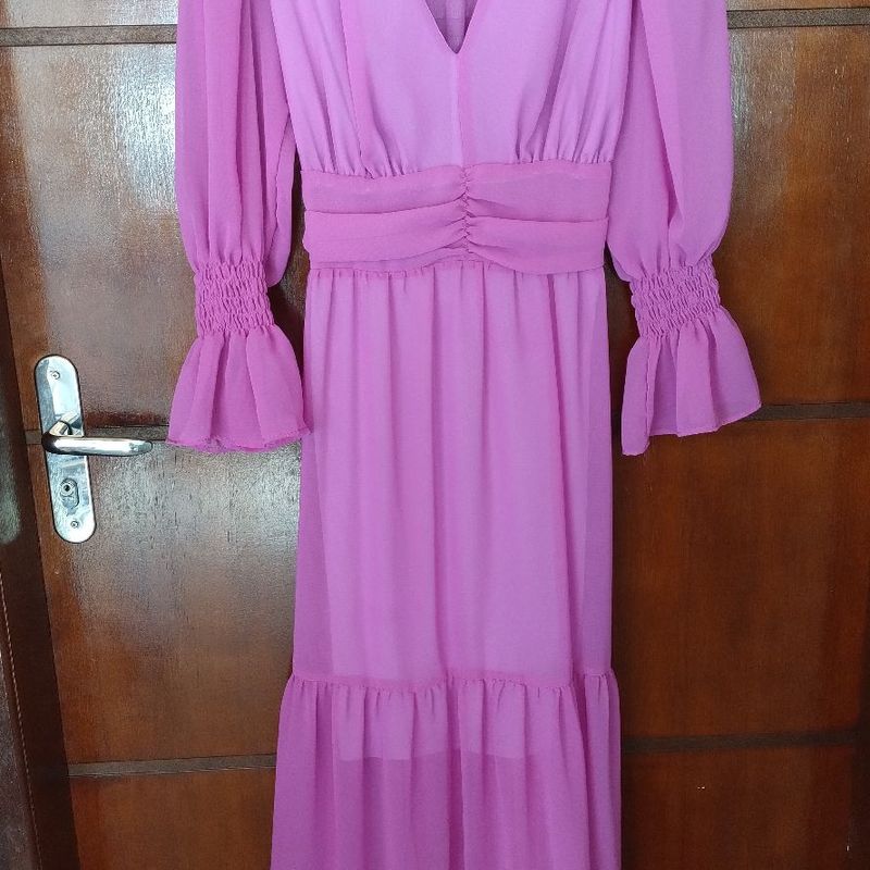 Vestido Longo de Festa Novo, Vestido Feminino Sallus Nunca Usado 94358037