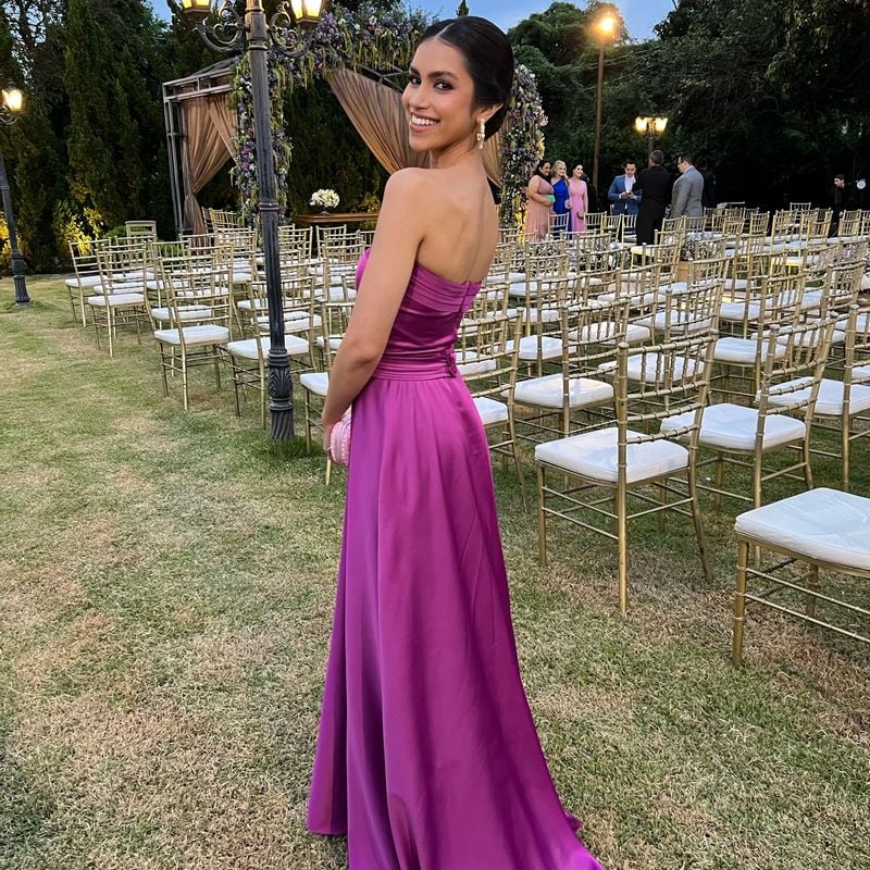 Vestido Longo de Festa Tamanho Pp Vestido Feminino Nunca Usado 97801994  enjoei