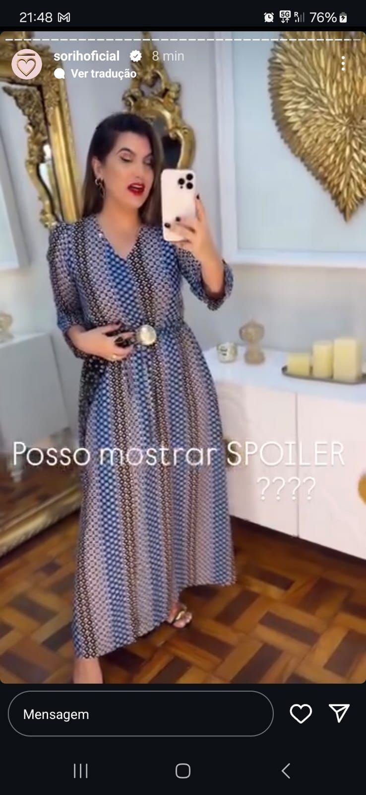 vestido longo de manga - outros sorih