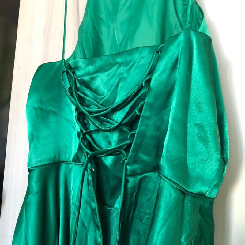 bolthouse farms green goddess dressing Straight-Neck Long Tiered Prom Dress with Sheer Waist– PromGirl