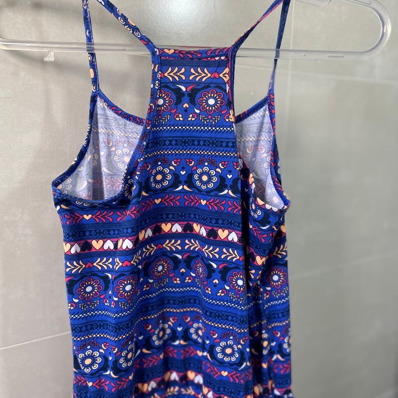 Vestido longo best sale estampado juvenil