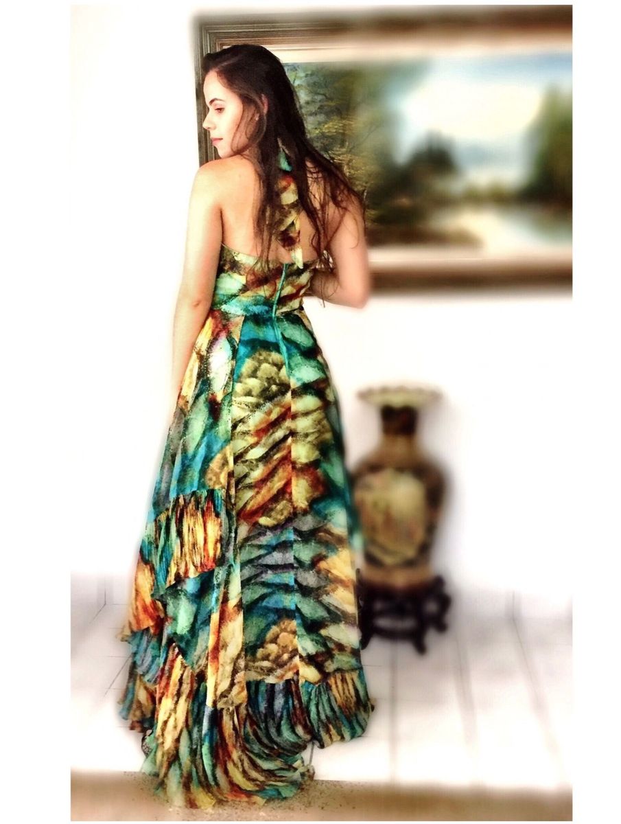 vestido longo para morenas