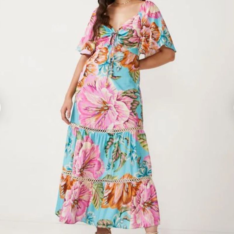 Vestido clearance estampado renner