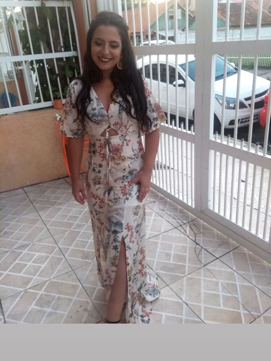 vestido longo enjoei