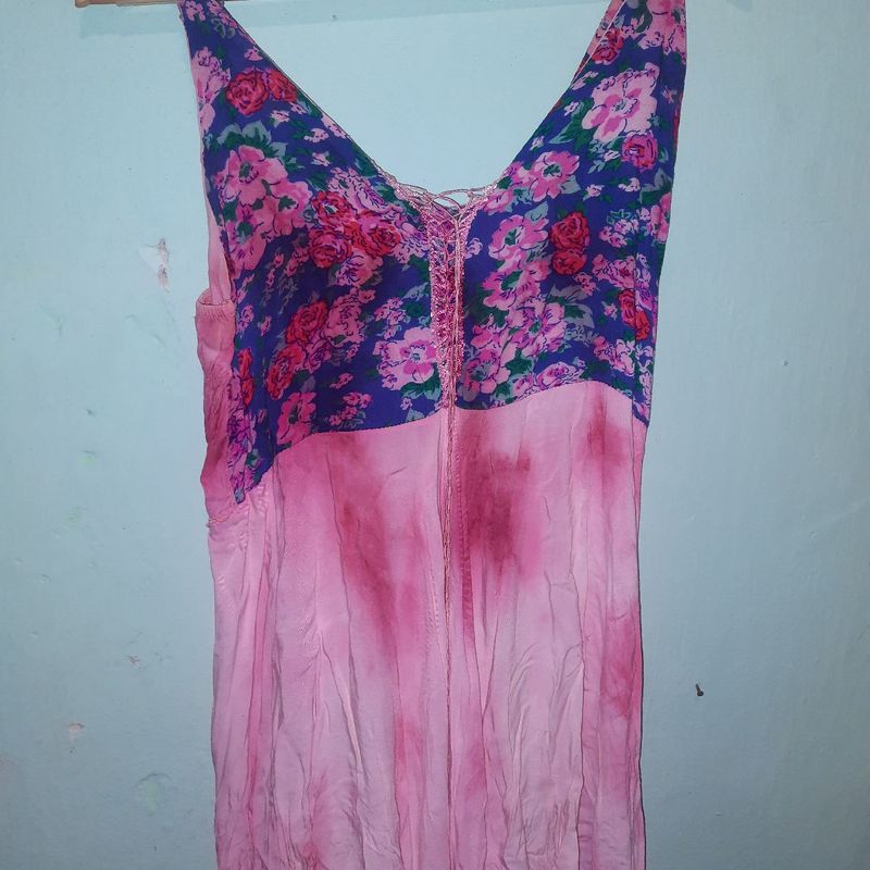 Vestido Longo Estilo Hippie, Vestido Feminino Usado 87196846