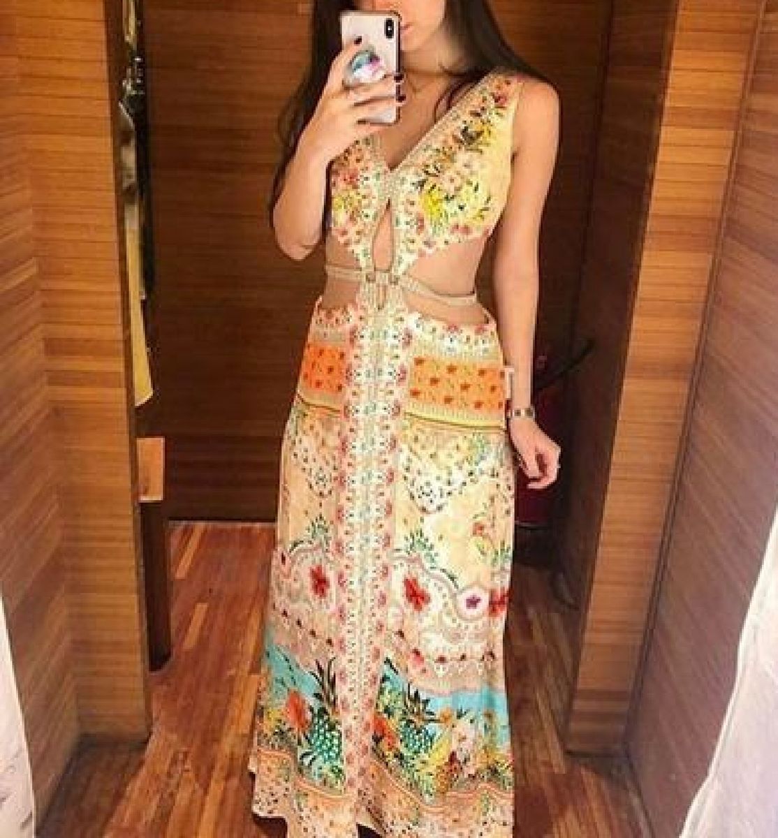 vestido farm tranquilidade