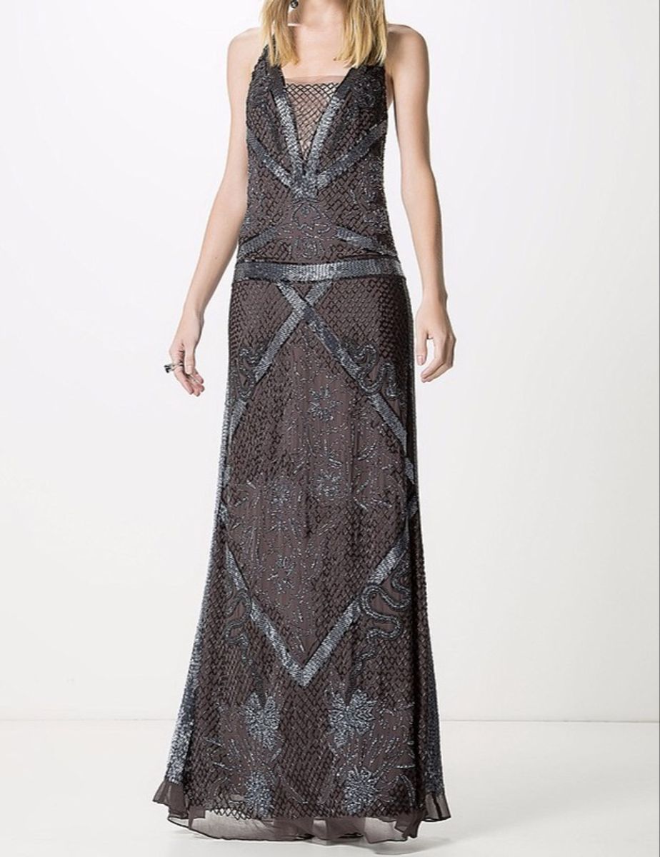 vestido de festa animale