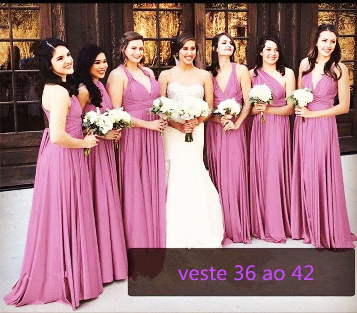 vestido para madrinha de casamento lilas