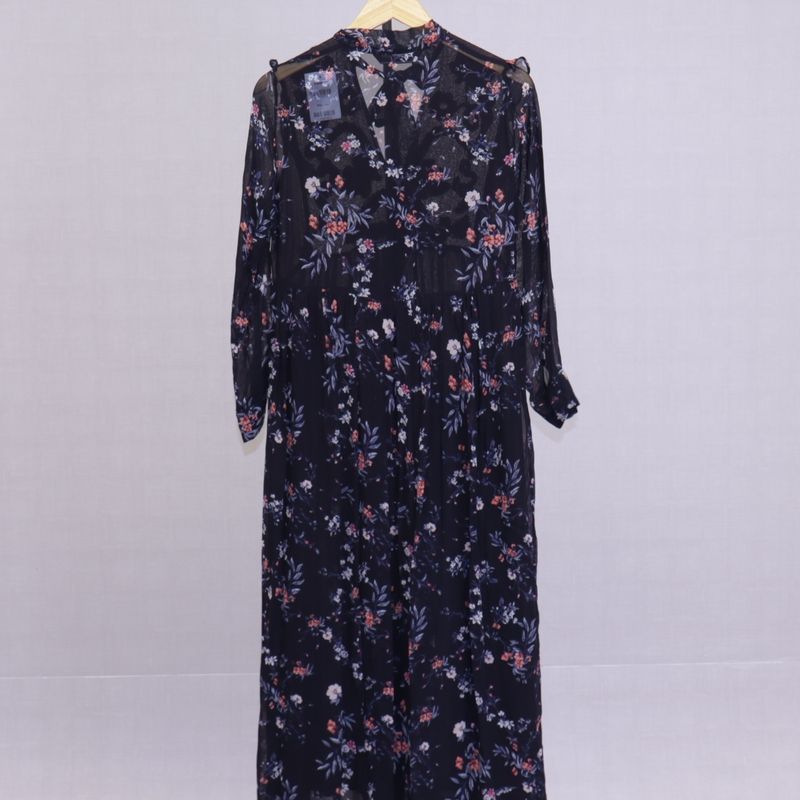 Vestido Zara Mudo Floral Mujer, Vestido Feminino Zara Usado 58965160