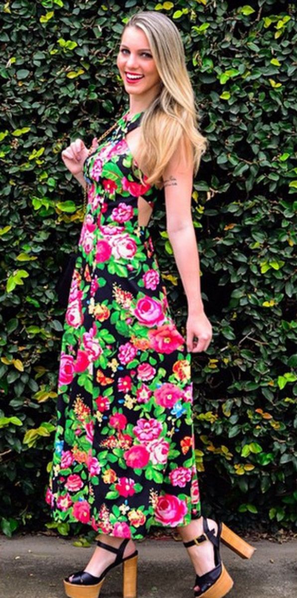 vestido farm francisca