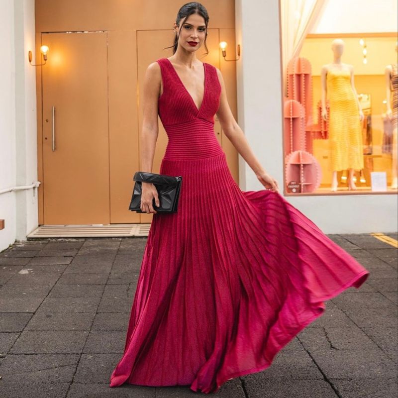 Vestido Longo Galeria Tricot Vestido Feminino Galeria Tricot Usado  99759637 enjoei