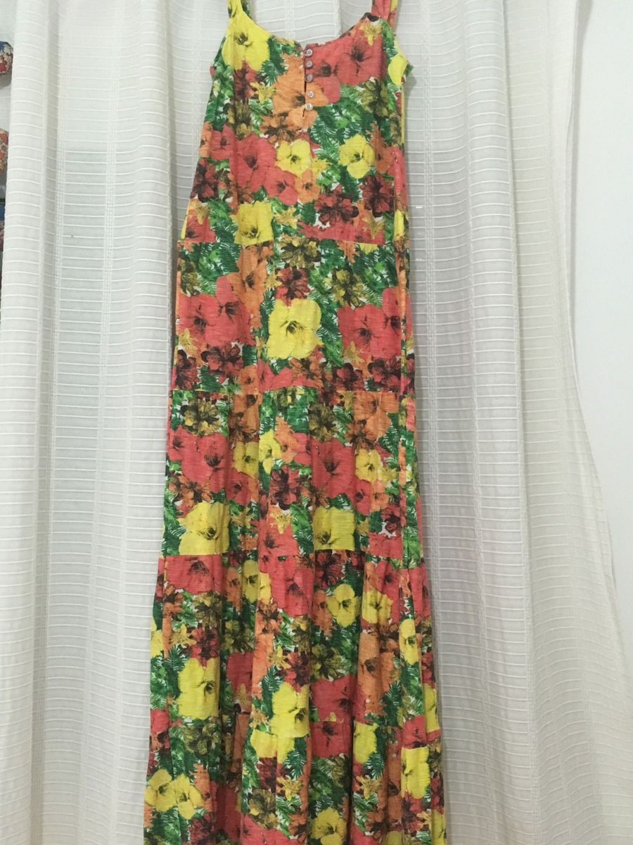 vestido longo hering 2017