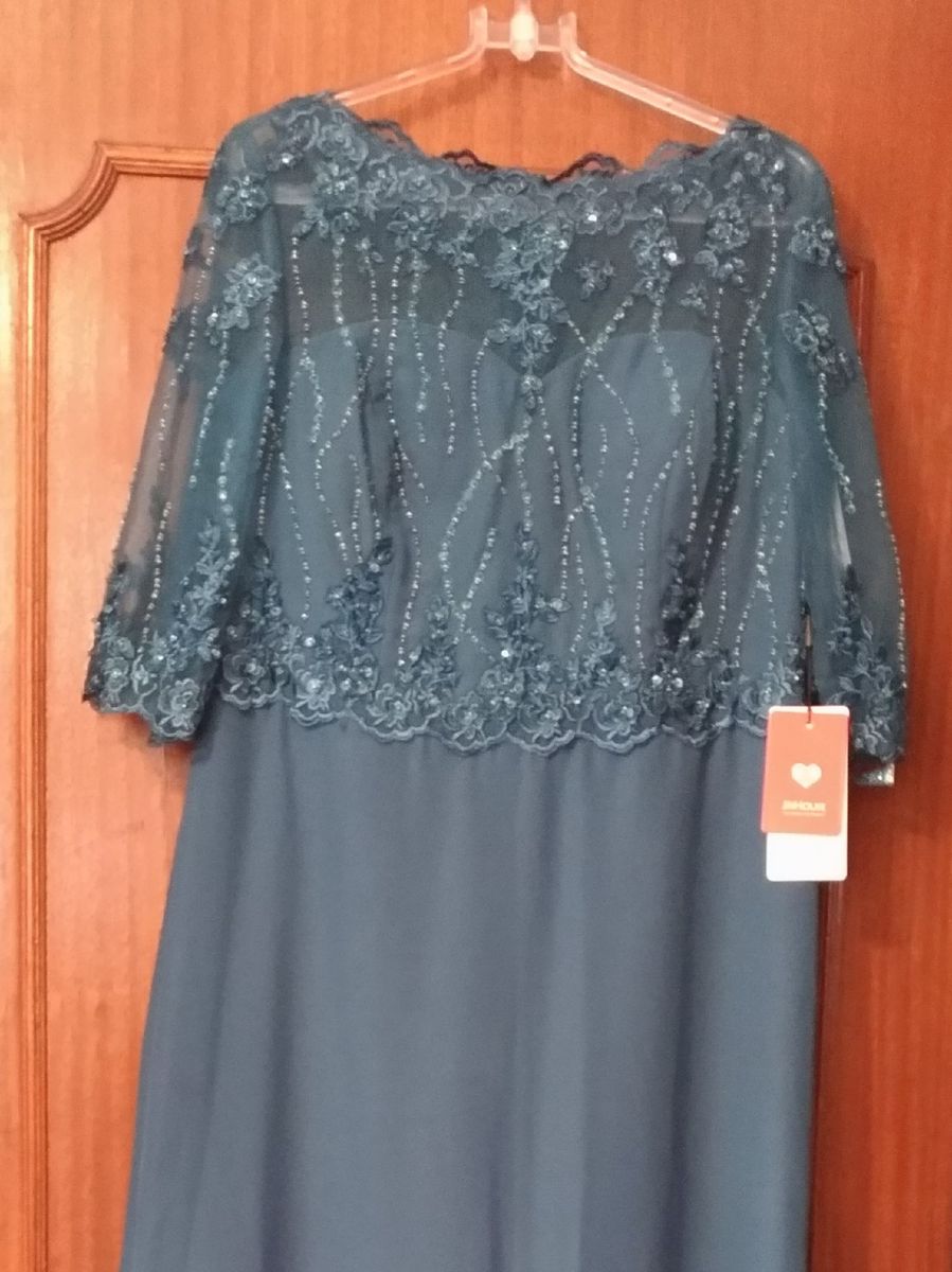 vestido longo de festa tamanho 46