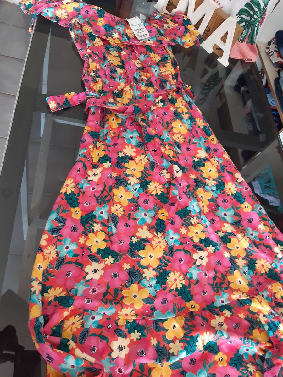 vestido longo malwee infantil