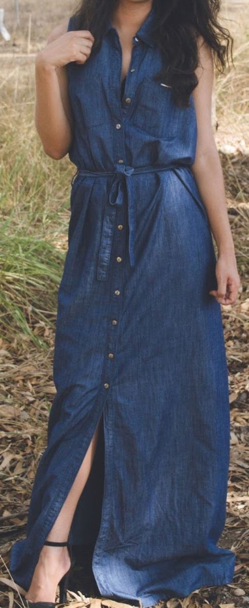 damyller vestido jeans
