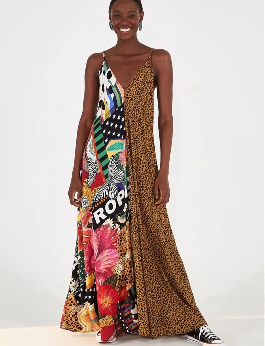 vestido longo macaquice