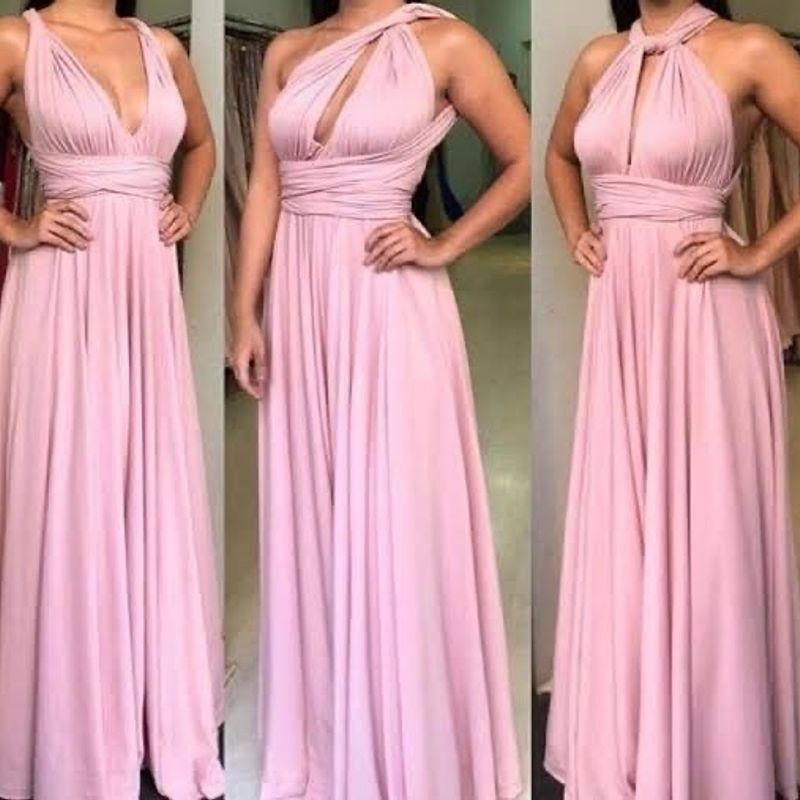 Vestido longo 2024 varias formas