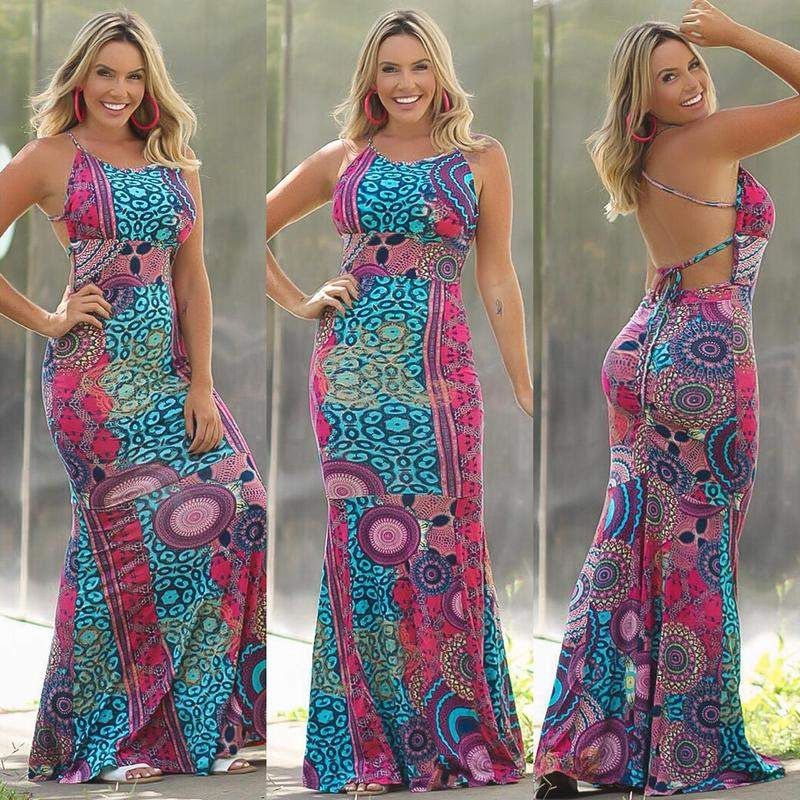 Vestido best sale sereia malha