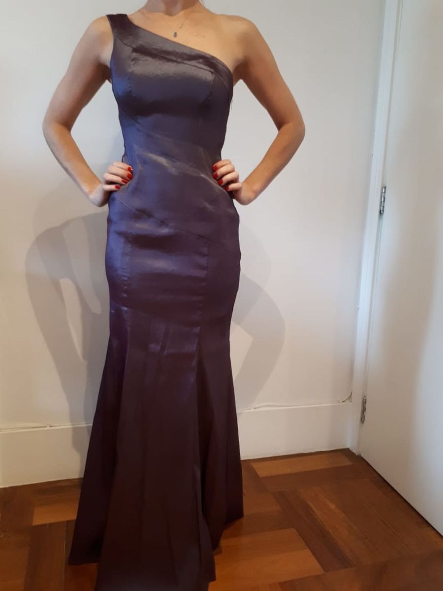 vestido longo sereia ombro a ombro