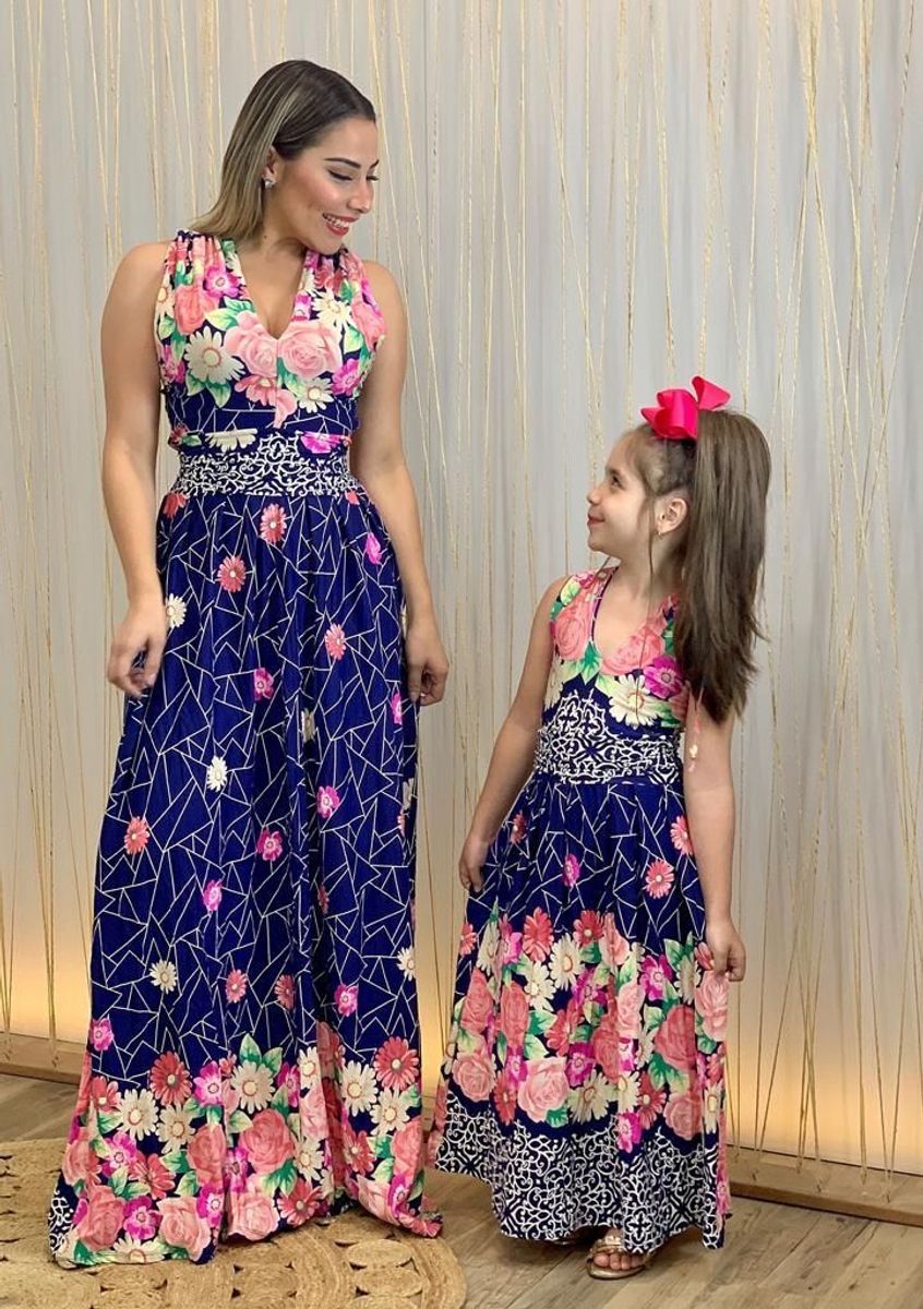 vestidos longos mae e filha