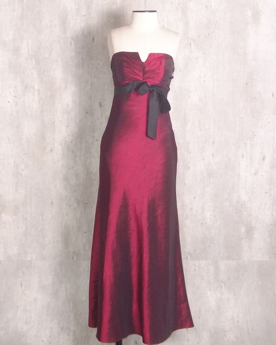 vestido vermelho longo tomara que caia