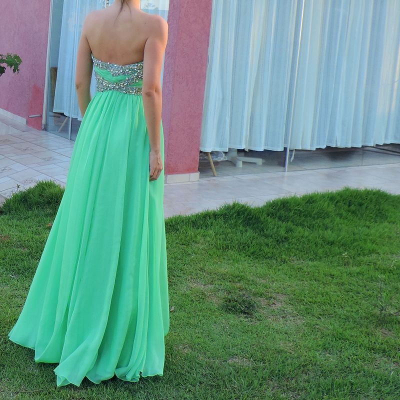 Vestido verde sale candy color