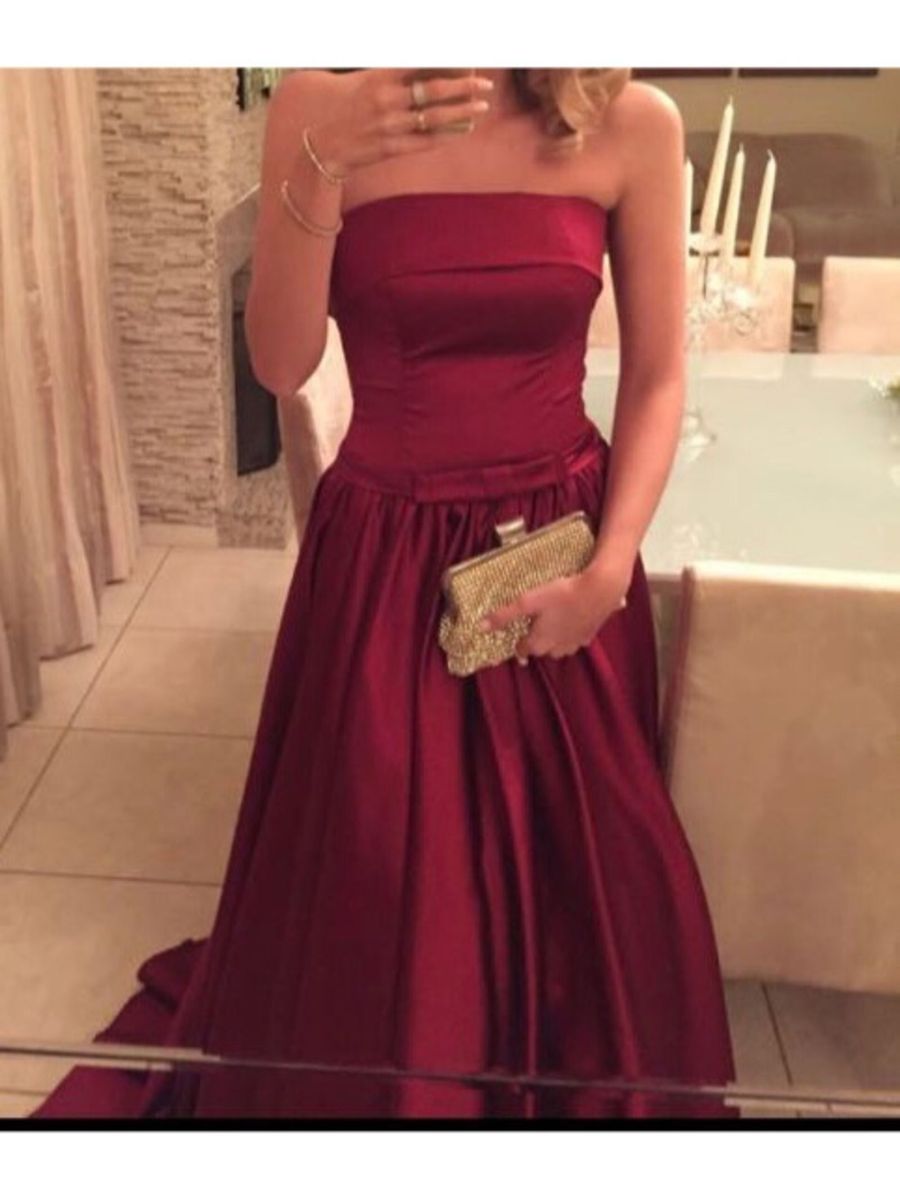 vestido de casamento para madrinha vermelho