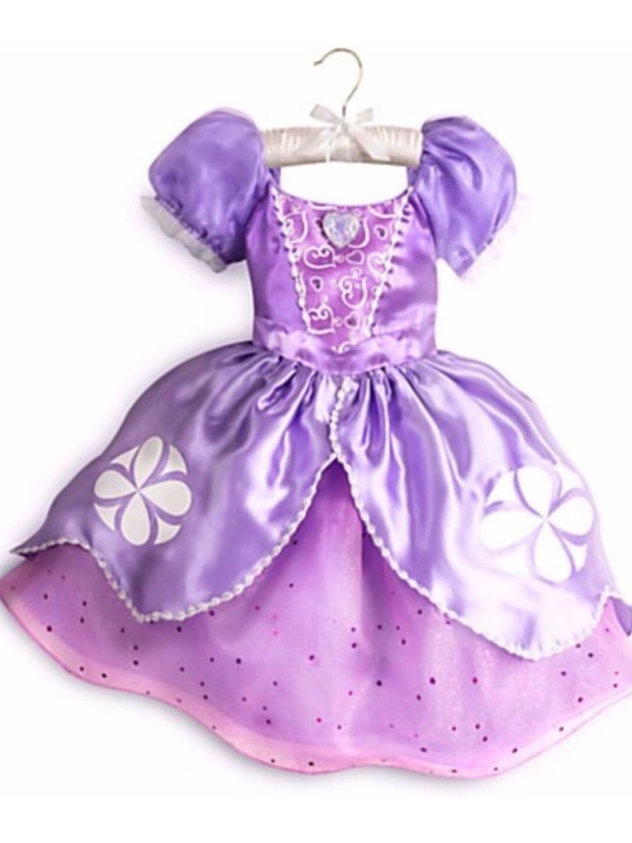 vestido simples da princesa sofia