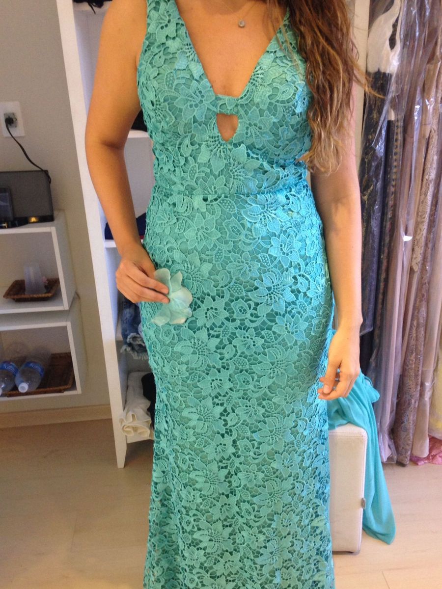 azul tiffany vestido madrinha
