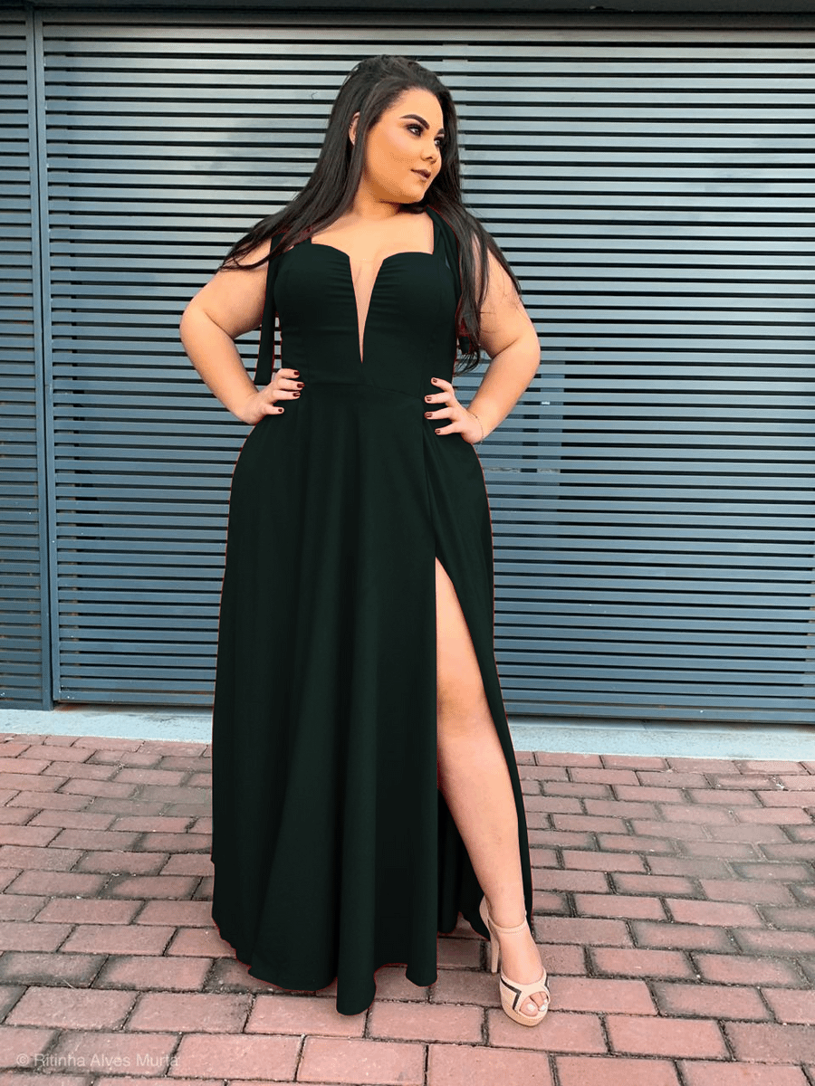 vestido para festa de casamento preto