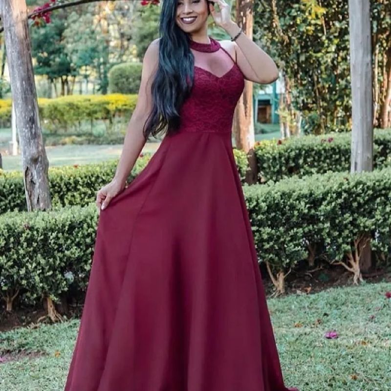 Modelo de vestido de madrinha best sale cor marsala