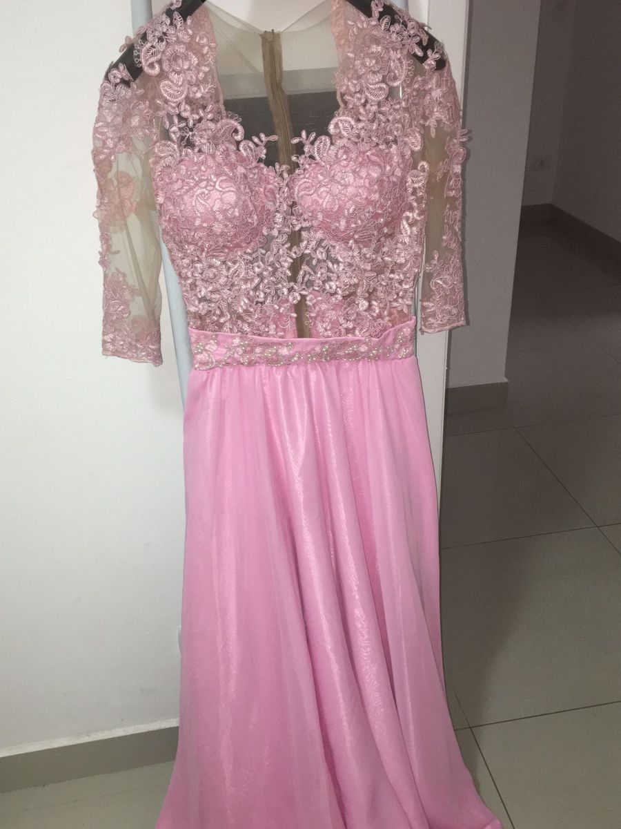vestido madrinha seda
