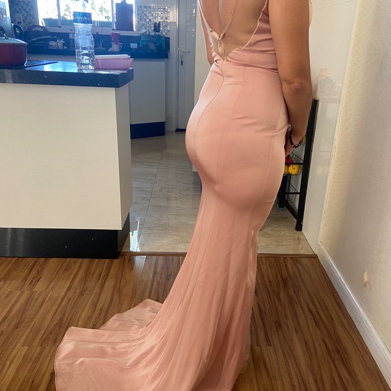 Vestido Madrinha Rose  Roupa de Casamento Feminina Comprado Na