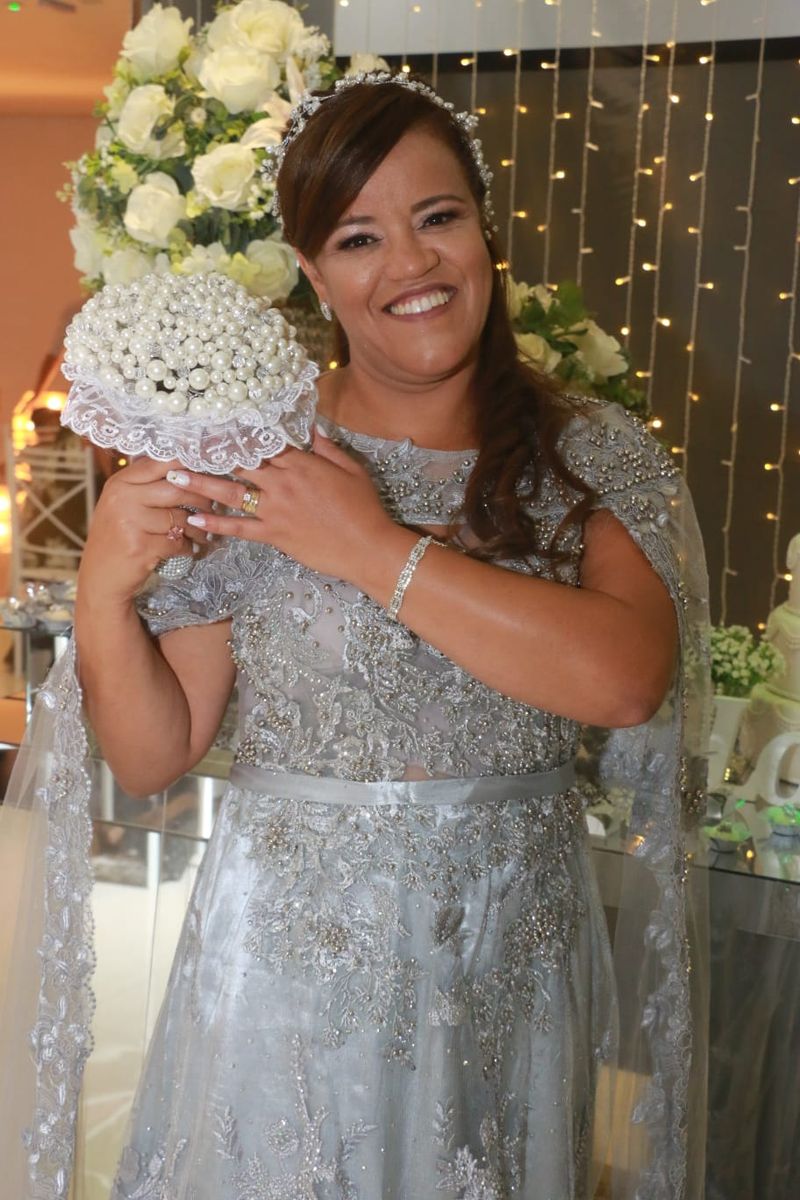 Vestido de bodas de prata sales plus size