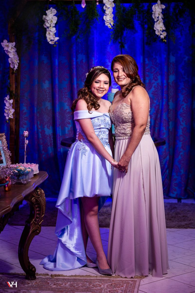 vestido de mae de debutante