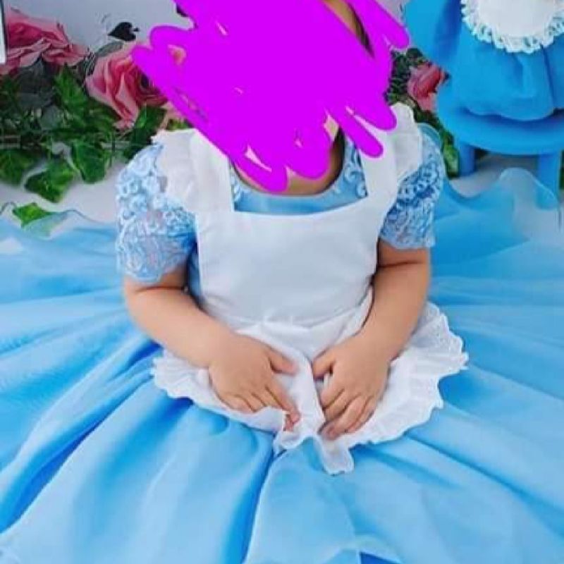 Vestido mae e filha alice no pais 2024 das maravilhas