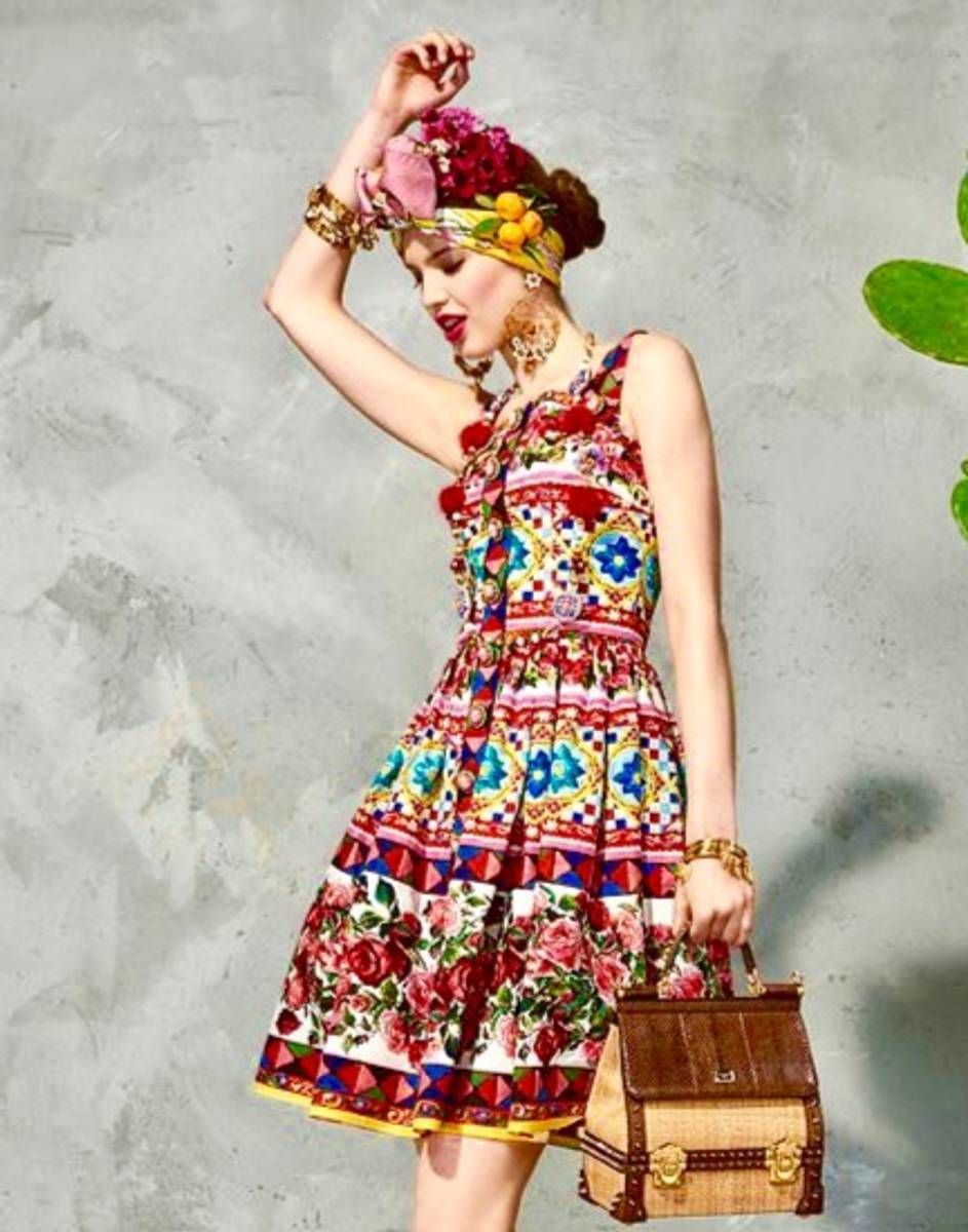 Vestido Mambo Dolce Gabbana Inspired Dg D&Amp;G Gabana | Vestido Feminino  Dolce&Gabbana Usado 35357926 | enjoei