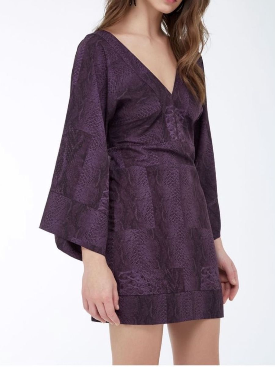 vestido manga kimono