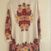 vestido manga longa antix floral - manga longa antix