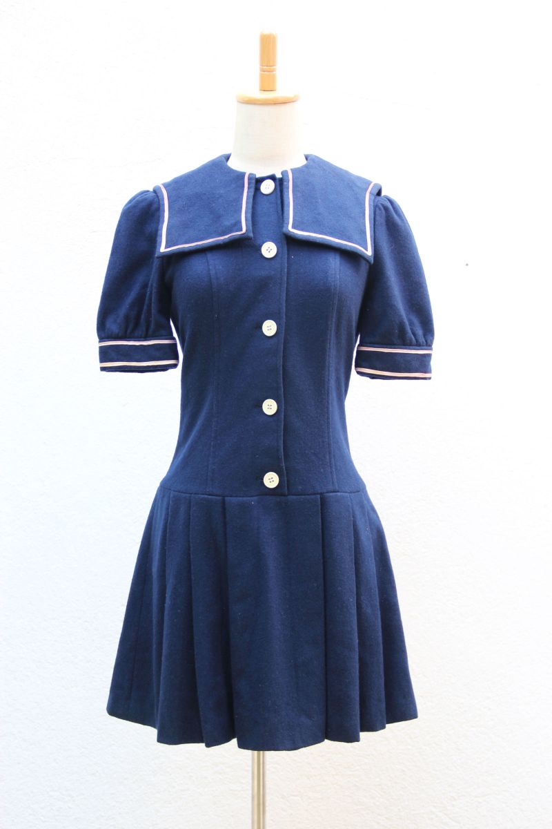 vestido marinheira anos 50 original - vestidos sem marca