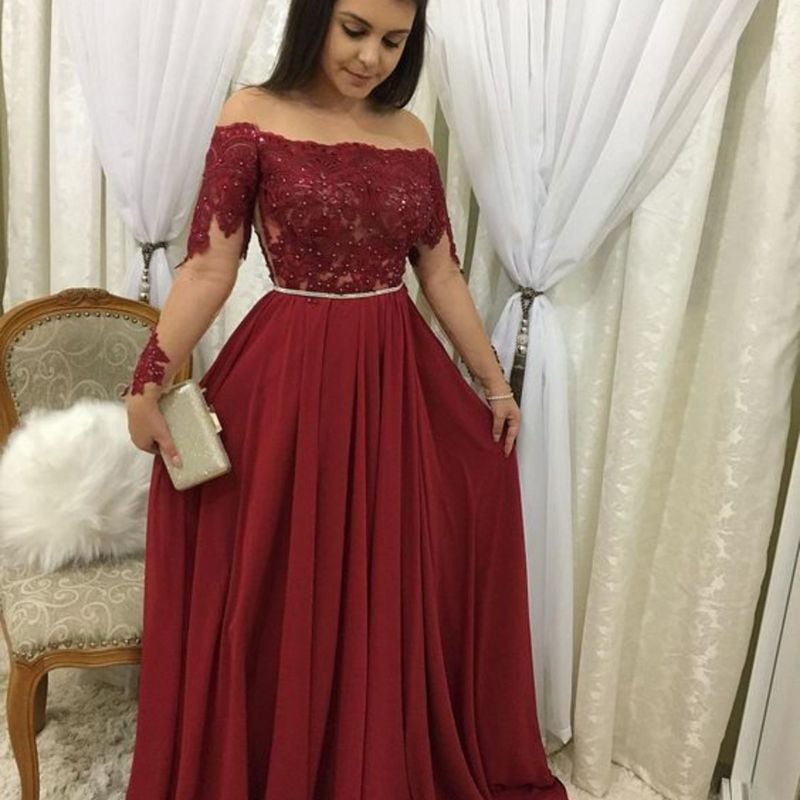 Madrinhas de vestido store marsala