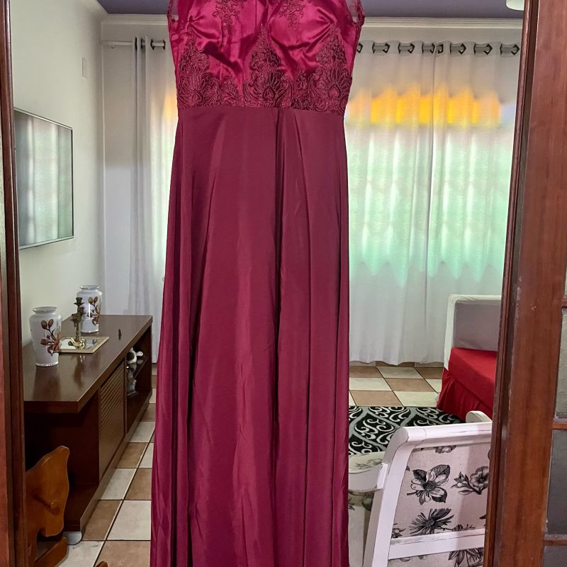 Olx vestido store de madrinha marsala