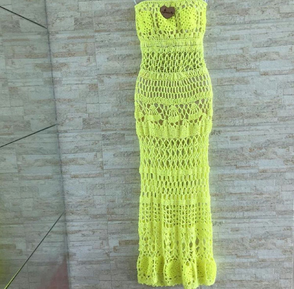 vestido sereia croche