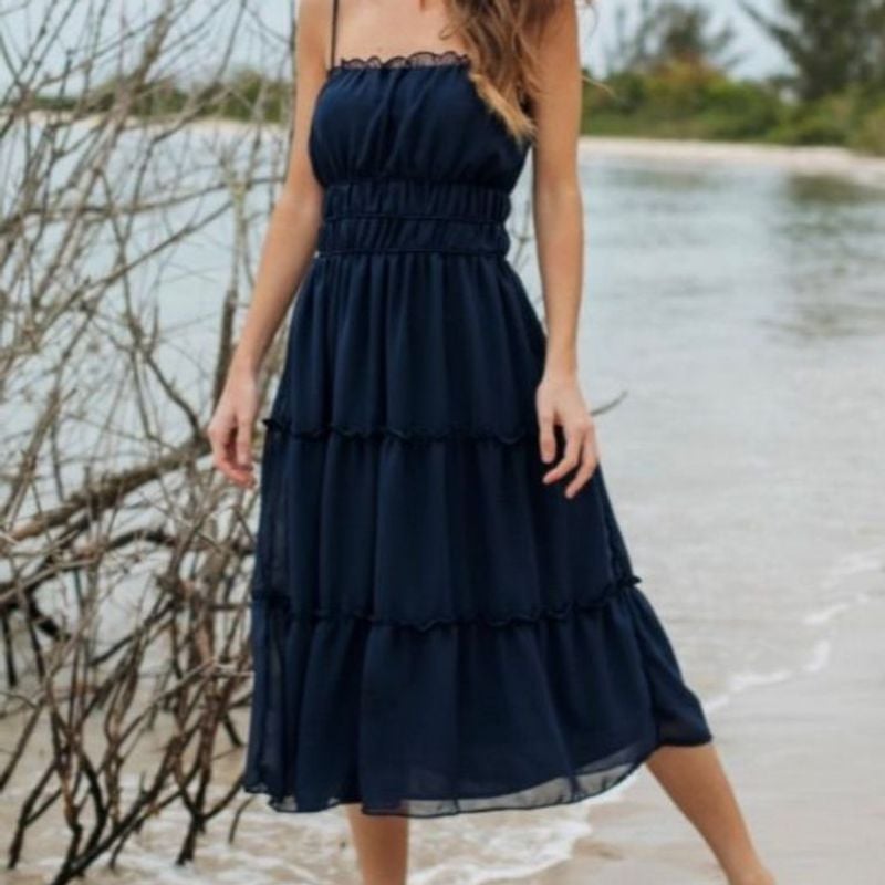 Vestido best sale midi enjoei