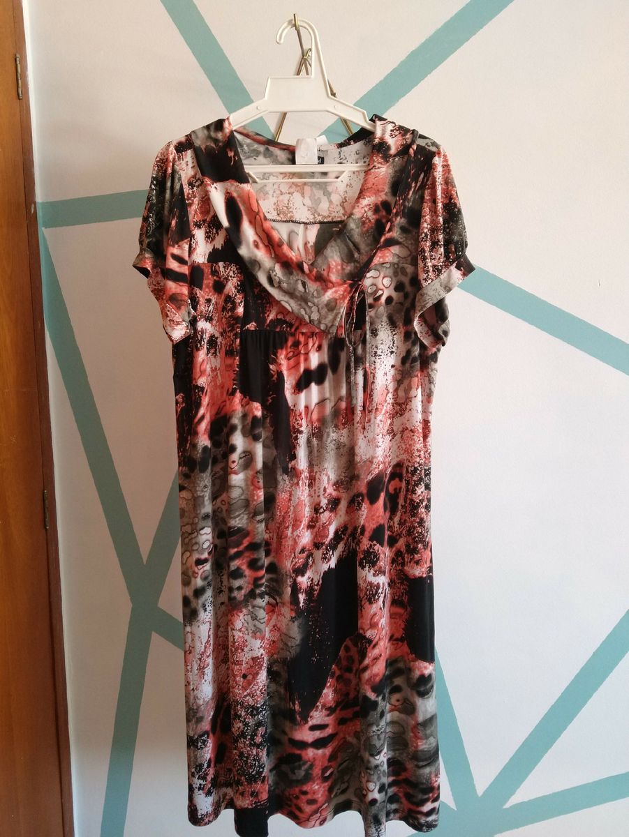 vestido malha fria plus size