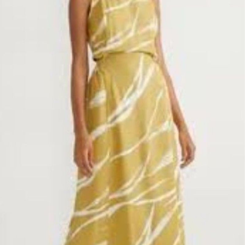 Vestido Midi em Viscolinho Renner Usado 115356269 enjoei