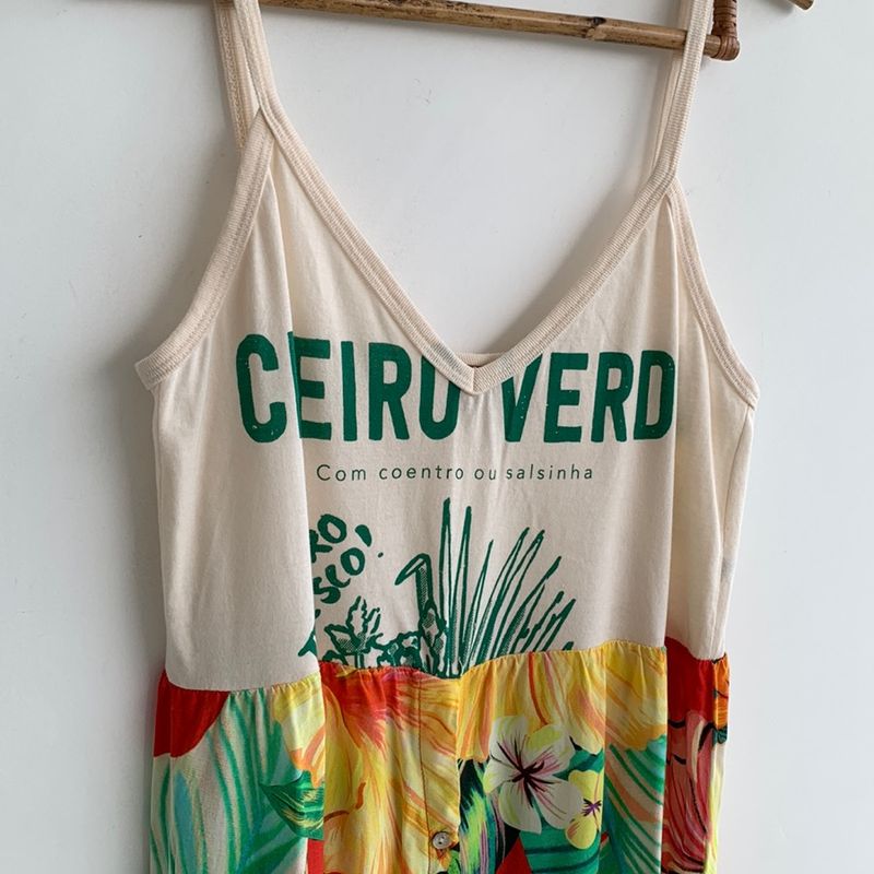 Vestido cheiro sales verde farm